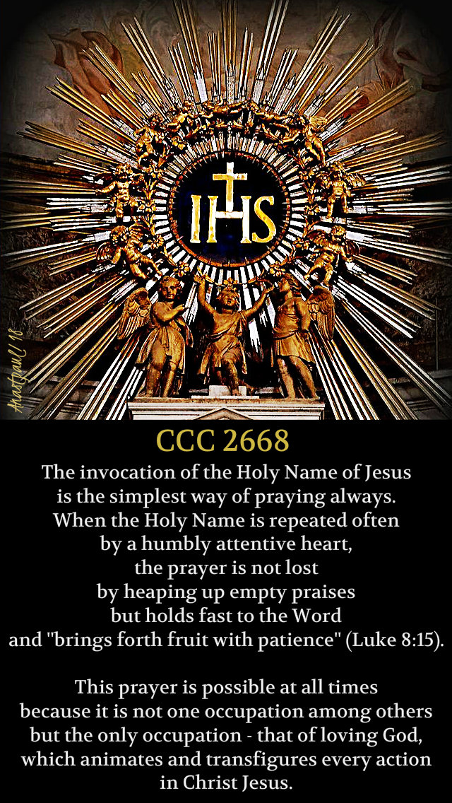 ccc2668 the invocation of the holy name - 3 jan 2019