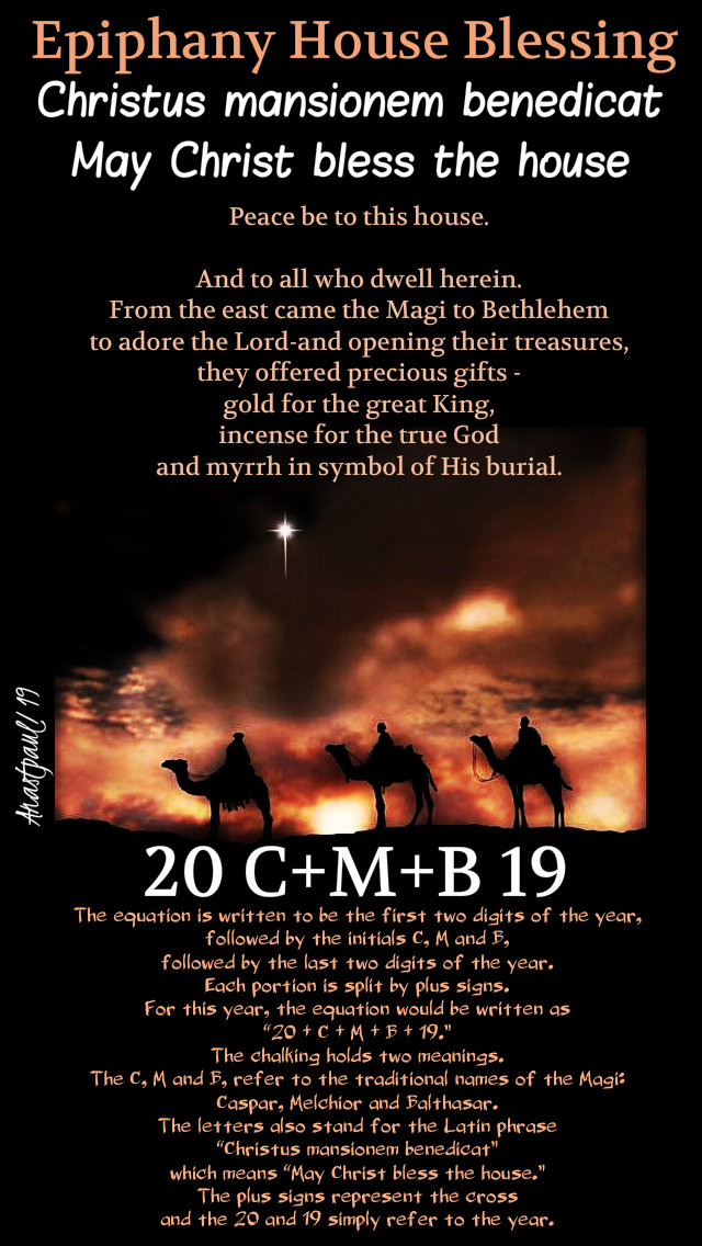 epiphany house blessing 2019