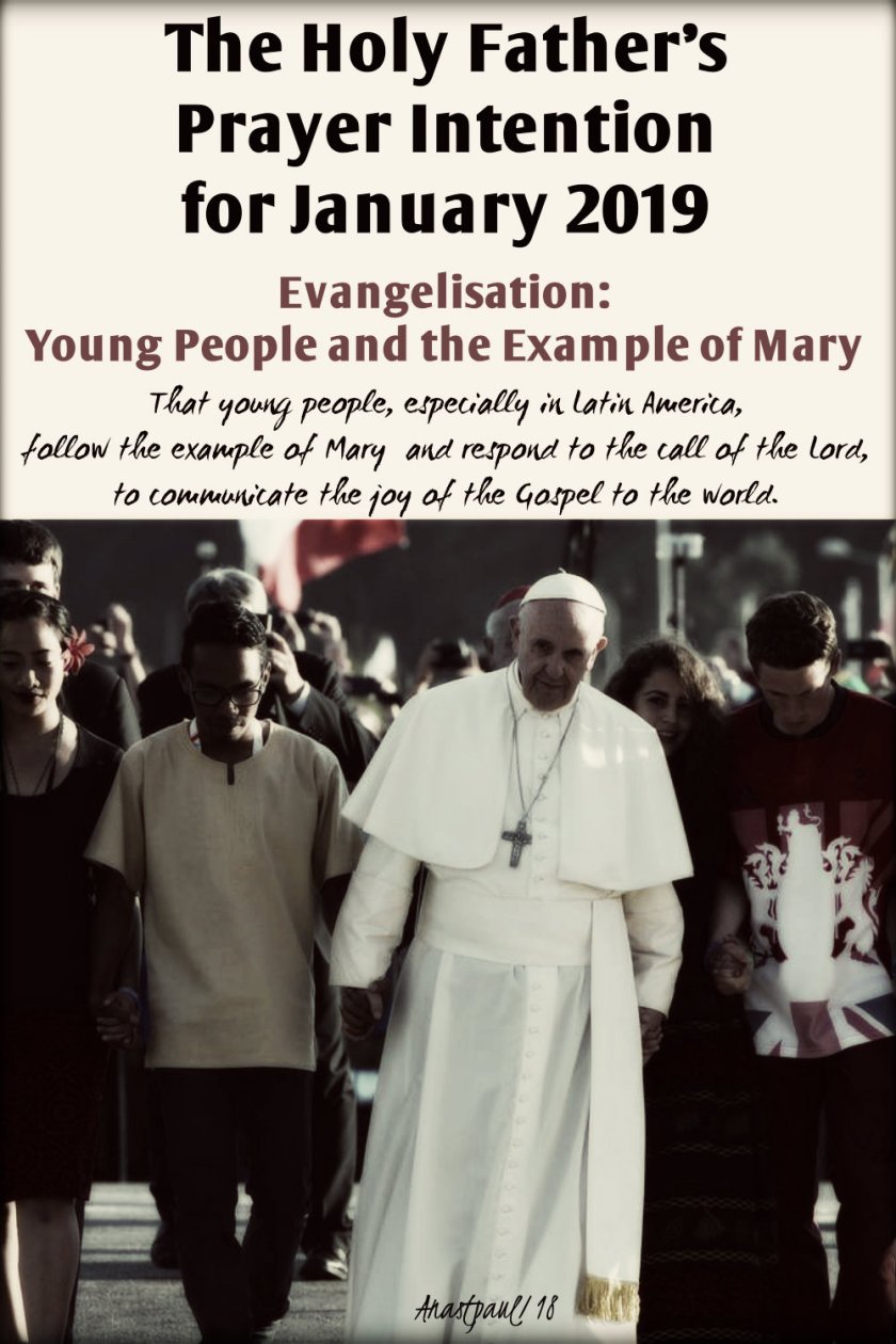 holy father's prayer intention jan 2018 no 2