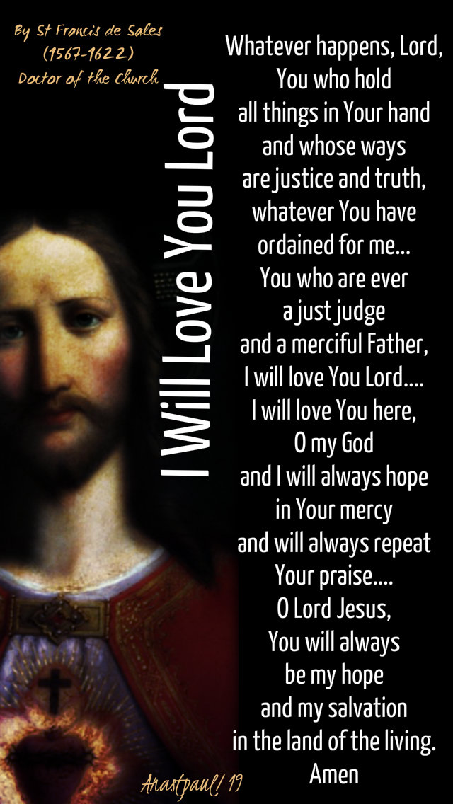 i will love you lord no 2 - st francis de sales 24 jan 2019.jpg