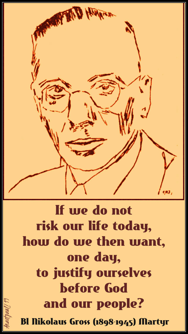 if we do not risk - bl nikolaus gross 15 jan 2019
