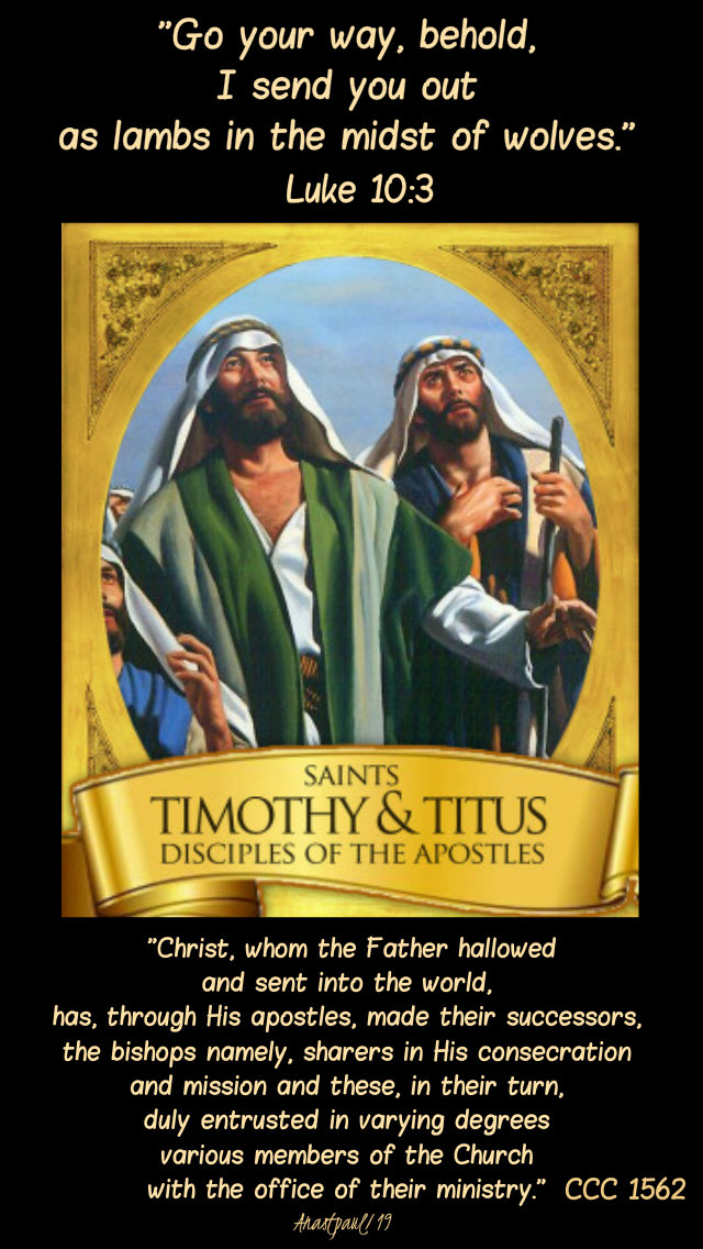 luke 10 3 - go our way behold i send you out - ccc 1562 Christ whom the father hallowed 26 jan 2019.jpg