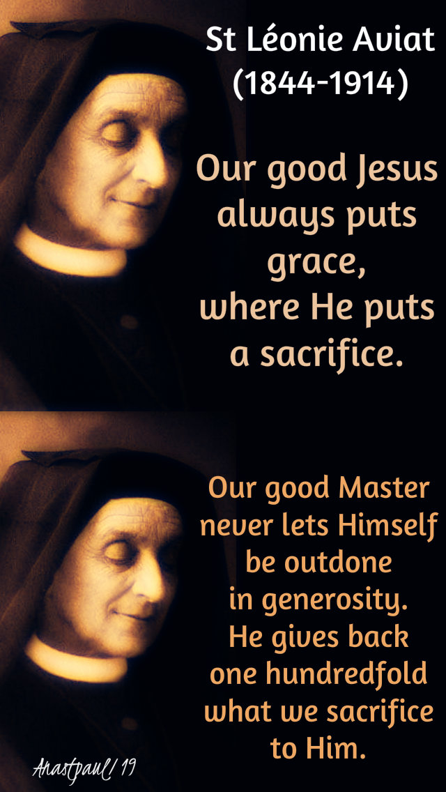 our good Jesus, our good master - st leonie aviat - 10 jan 2019.jpg