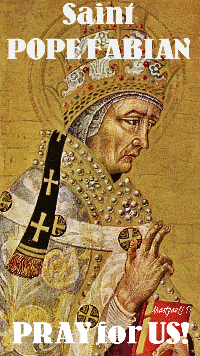 st pope fabian pray for us no 2 - 20 jan 2019