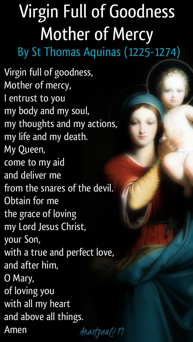 virgin full of goodness mother of mercy - st thomas aquinas 15 jan 2019.jpg