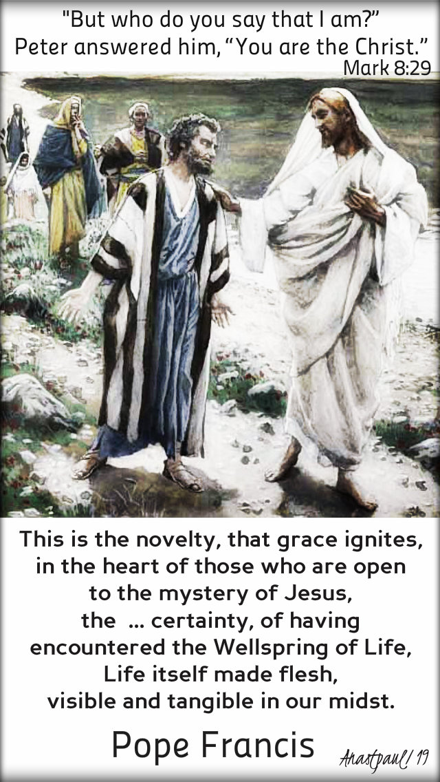 mark 8 29 but who do you say - this is the novelty -pope francis 21 feb 2019.jpg