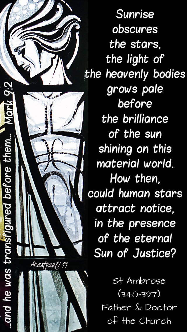 mark 9 2 and he wwas transfigured - sunrise obscures the stars st ambrose 23 feb 2019.jpg