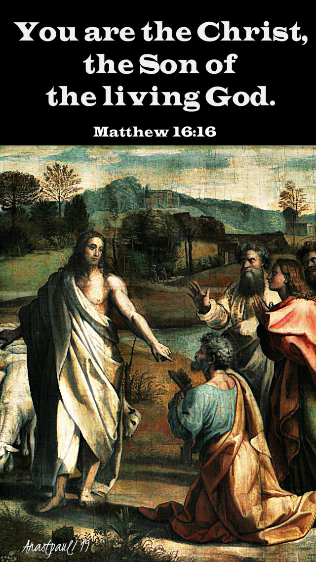 matthew 16 16 you are the christ the son of the living god 22feb2019.jpg