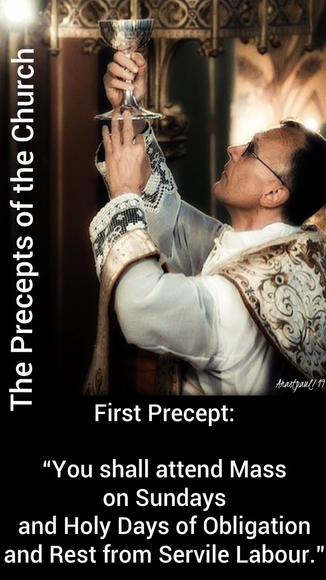 the precept of the church - first precept - 18 feb 2019