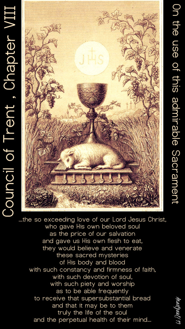 the so exceeding love - council of trent - sun refl 10 feb 2019 sun 5C