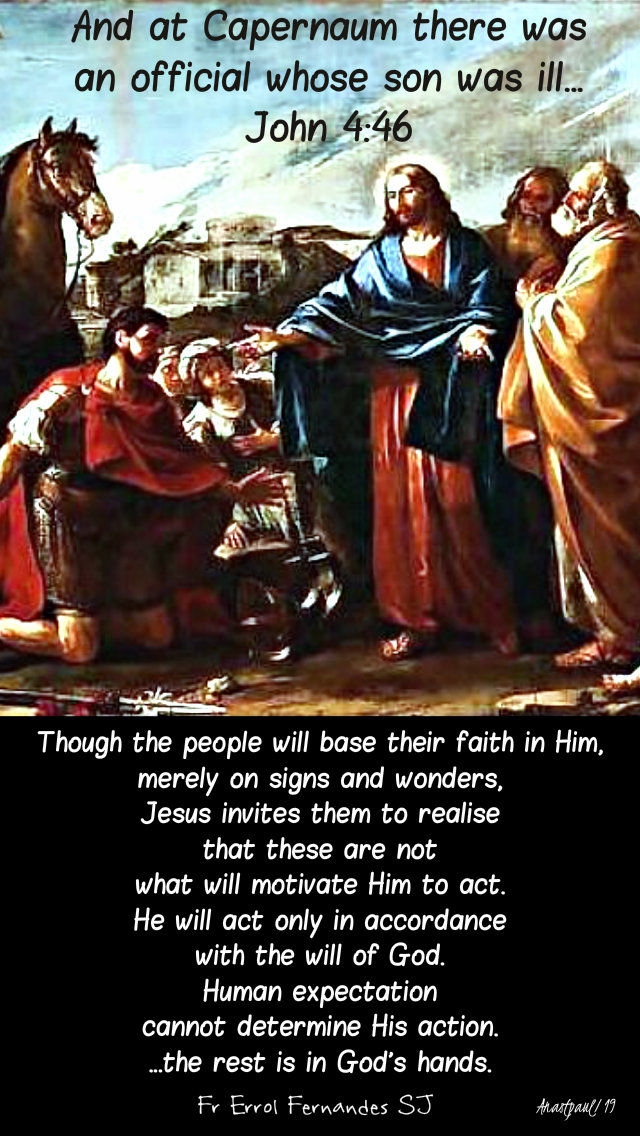 and at capernum there was an official wose son was sick john 4 46 1 april 2019 gods word.jpg
