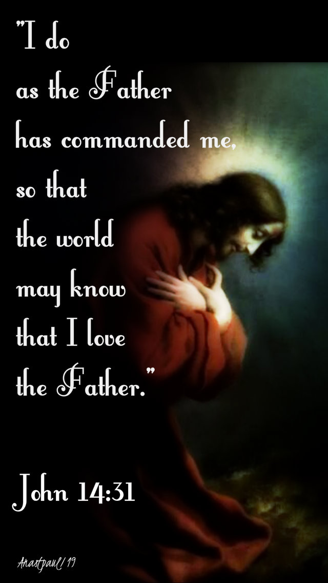 john 14 31 i do as the Father has commanded me 28 march 2019.jpg