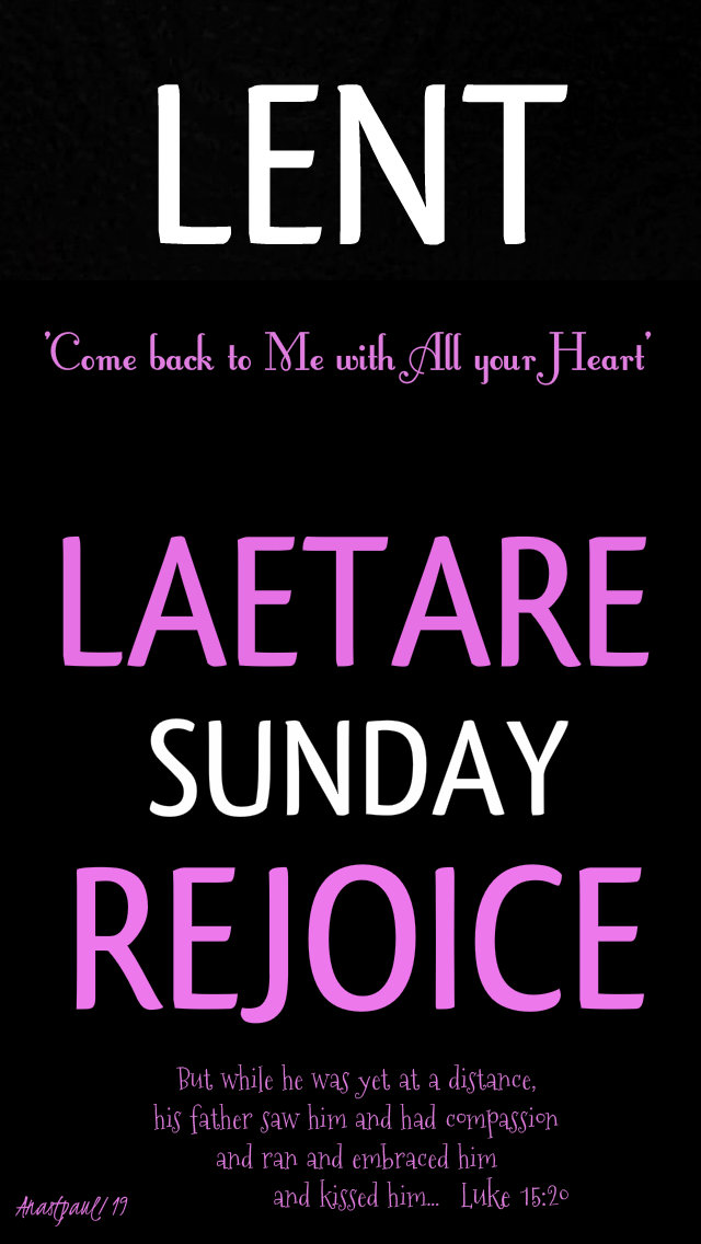 lent - laetare sunday 4th sun of lent 31 march 2019.jpg
