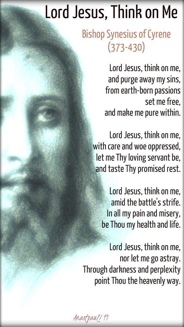 lord jesus think on me - bishop synecius - 11 march 2019 lenten breviary hymn.jpg