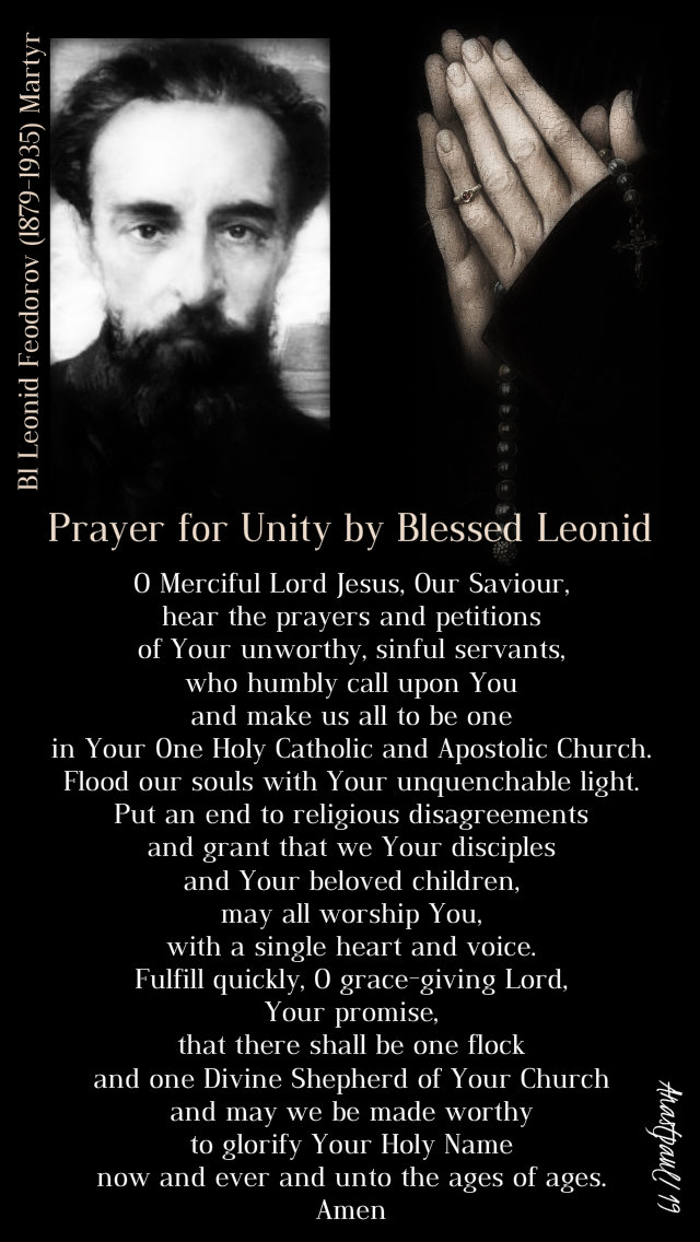 prayer for unity by bl leonid feodorov - 7 march 2019.jpg