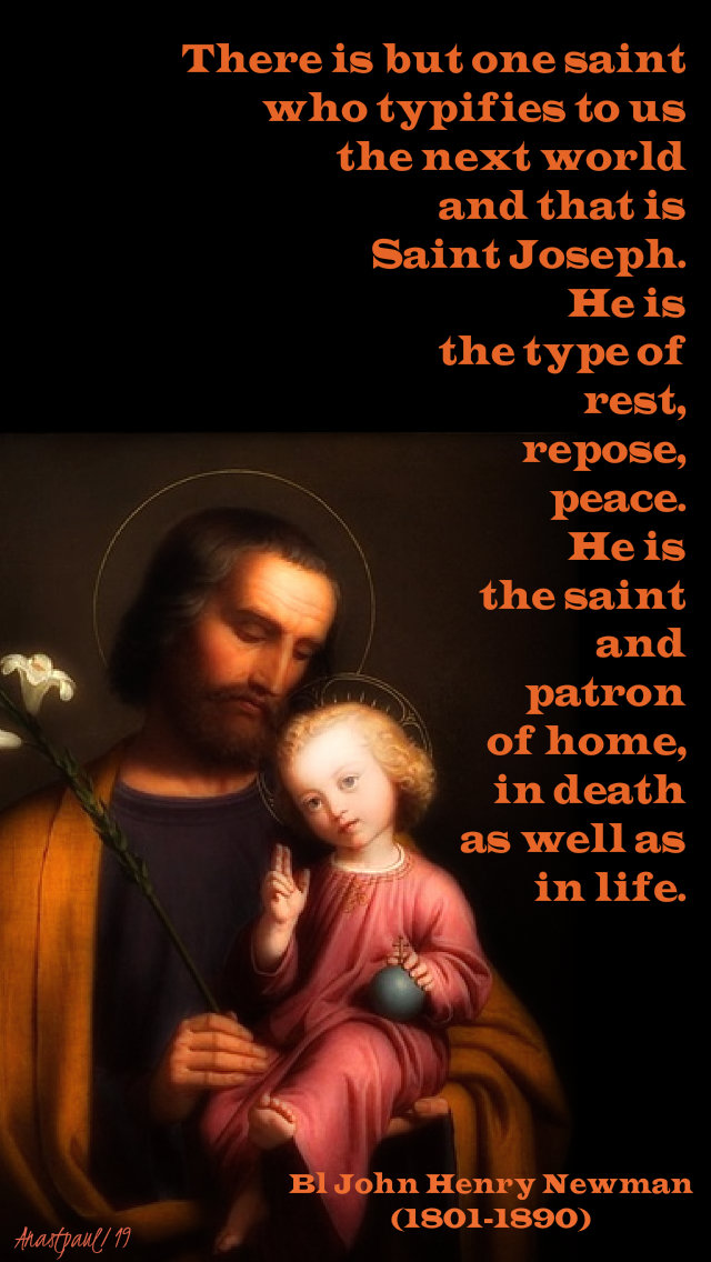 there is but one saint - bl john henry newman 19 march 2019.jpg