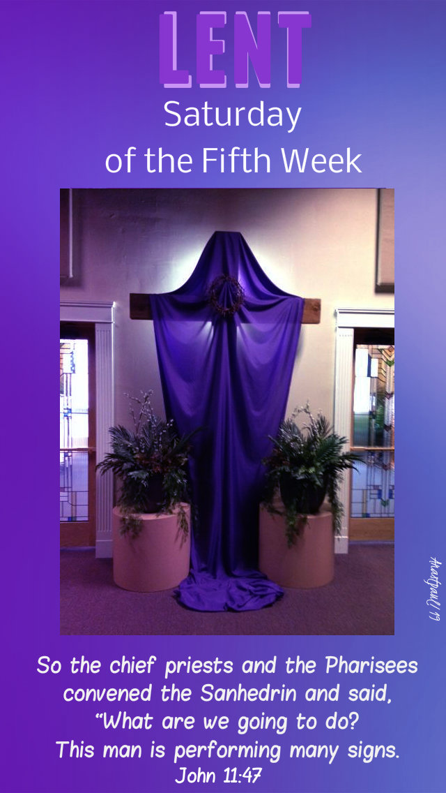 John 11 47 so the chief priests and the sanhedrin - 13 april 2019.jpg