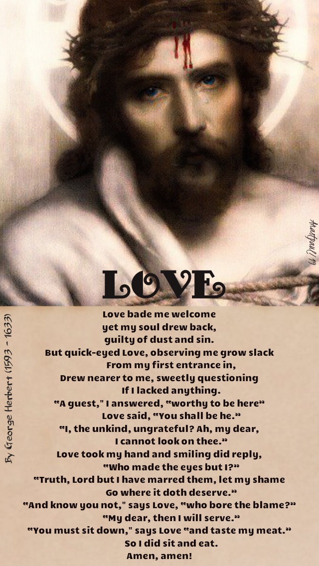 LOVE BY george herbert 12 april 2019 -poem prayer.jpg