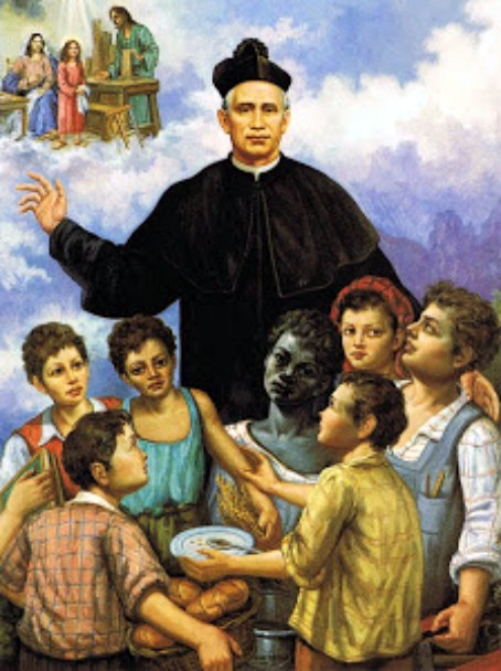 st giovanni piamarta with children