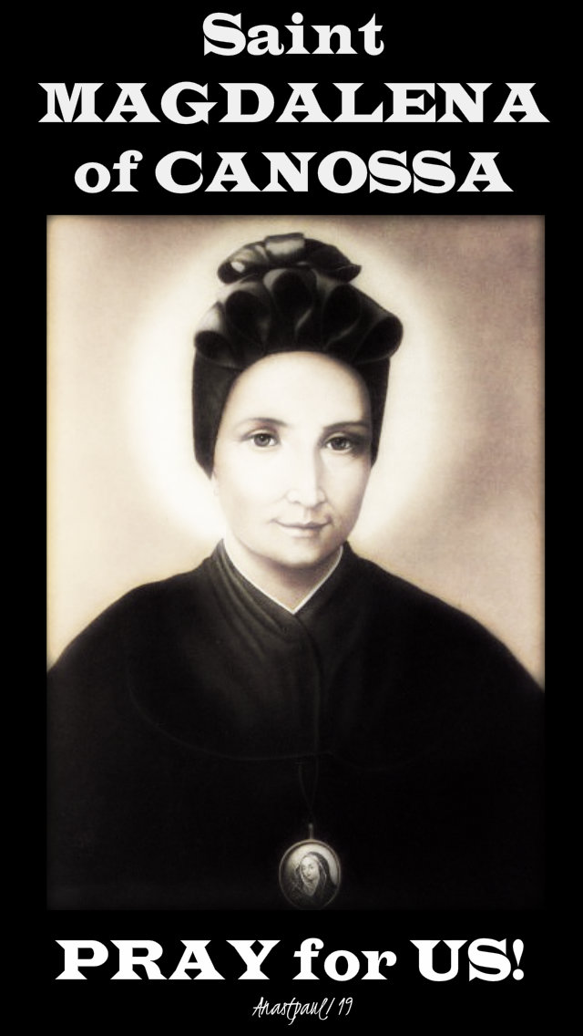 st magdalena of canossa pray for us 10 april 2019