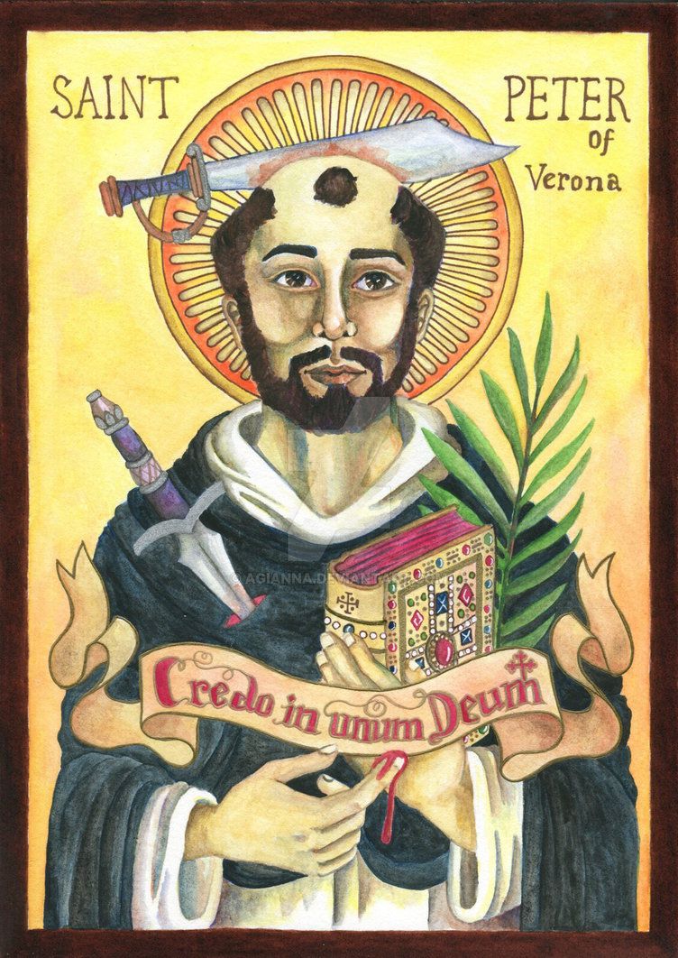 st peter of verona icon