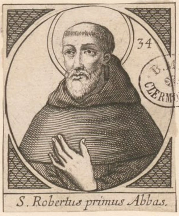 st robert engraving of chaise-dieu