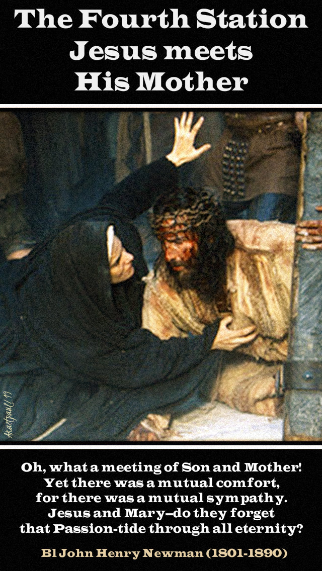 the fourth station - jesus meets his mother - 14 april 2019 palm sunday.jpg