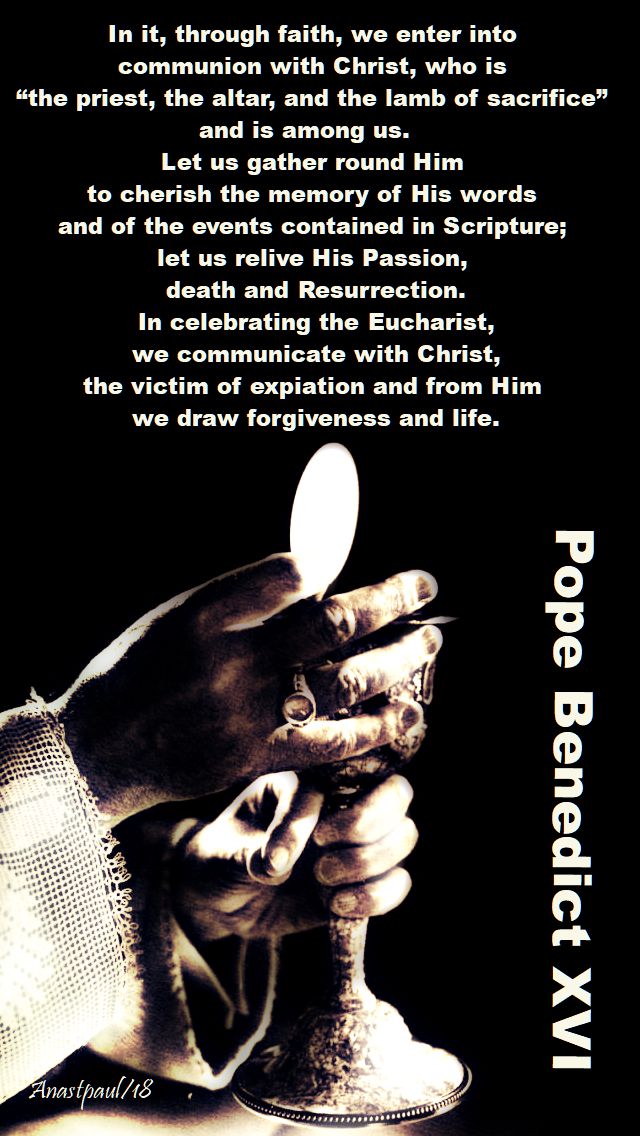in-it-through-faith-pope-benedict-15-april-2018 and 5 may 2019