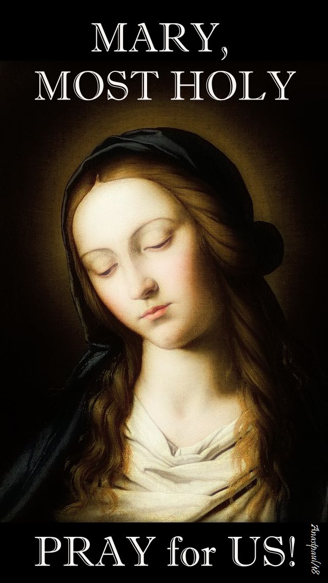 mary most holy pray for us - 9 nov 2018