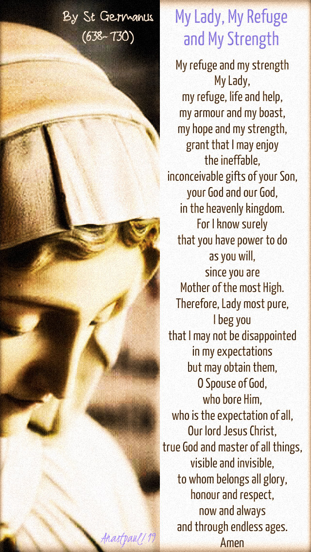 my lady my refuge my strength - st germanus no 2 - 22 may 2019