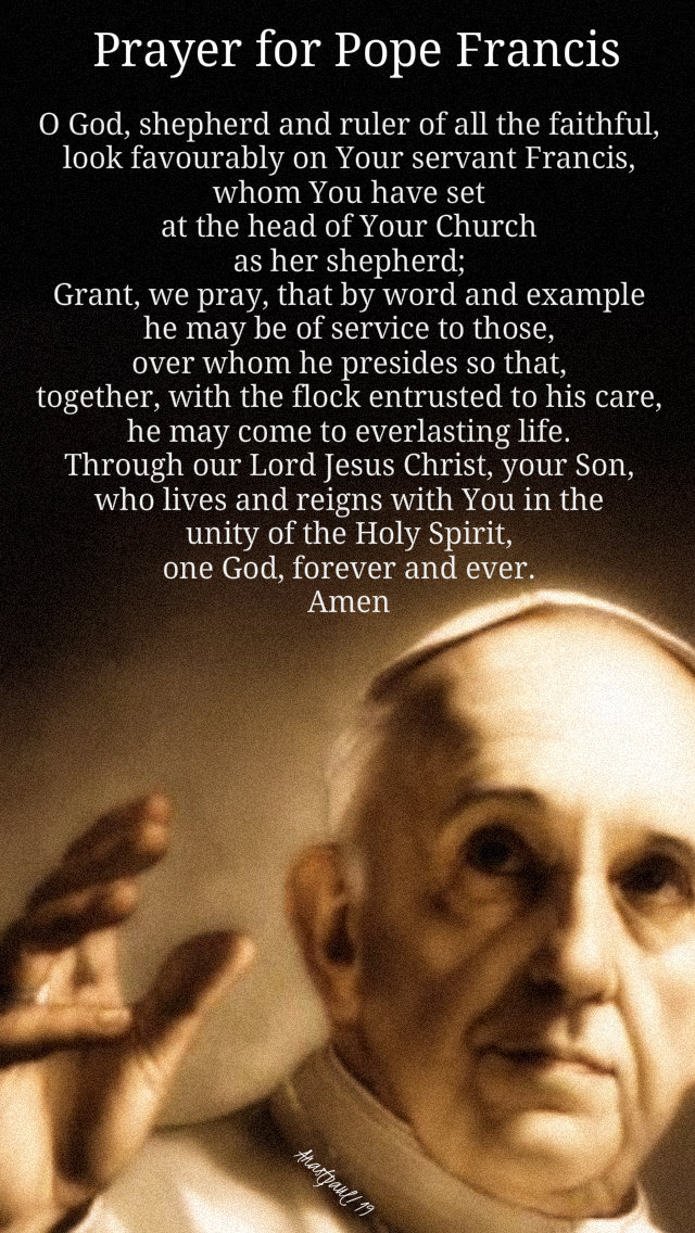prayer for pope francis - 5 may 2019.jpg