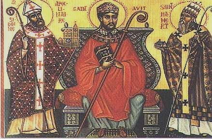 Saint_Mamertus right wutg sts avutys abd apollinaris.