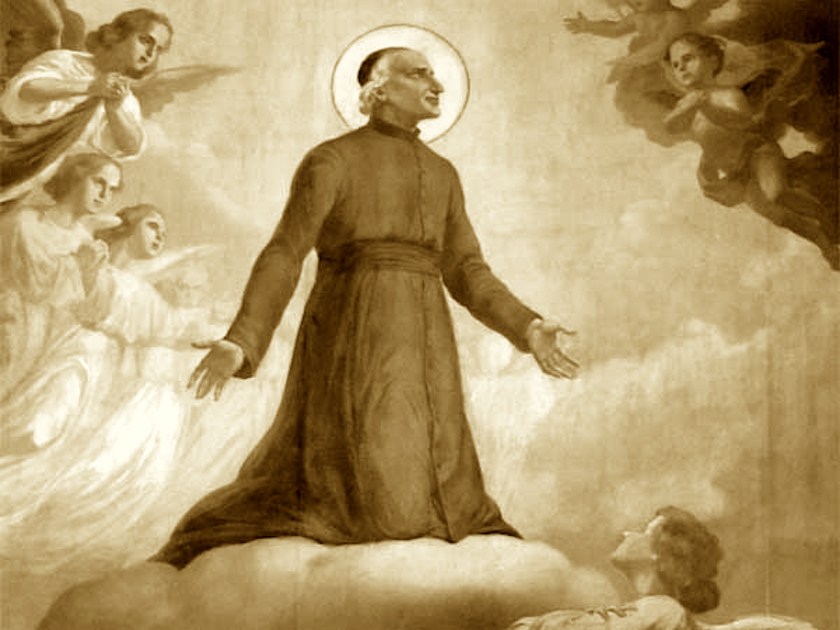 st michel garicoits at prayer
