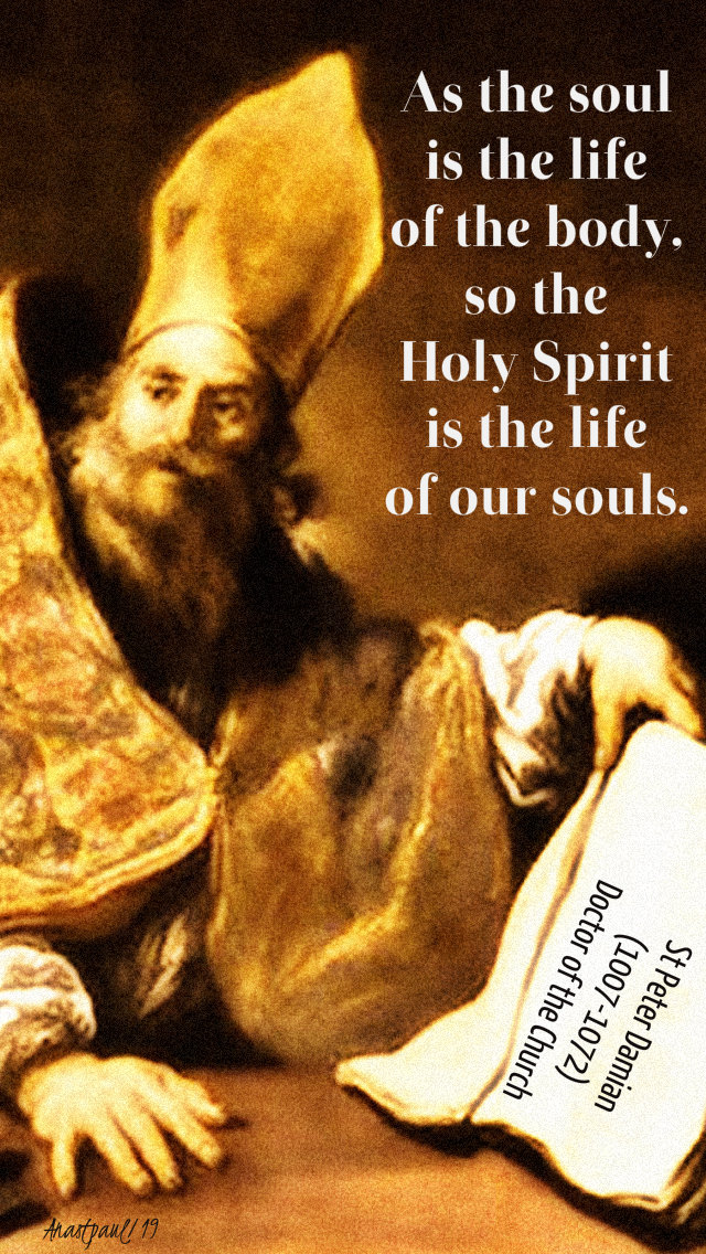 as the soul is the life of the body so the holy spirit is the life of the soul - st peter damian 2 june 2019.jpg