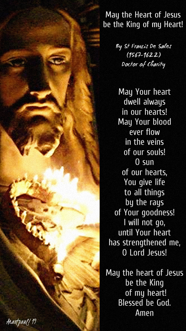 may the heart of jesus be the king of my heart - st francis de sales - 18 june 2019.jpg