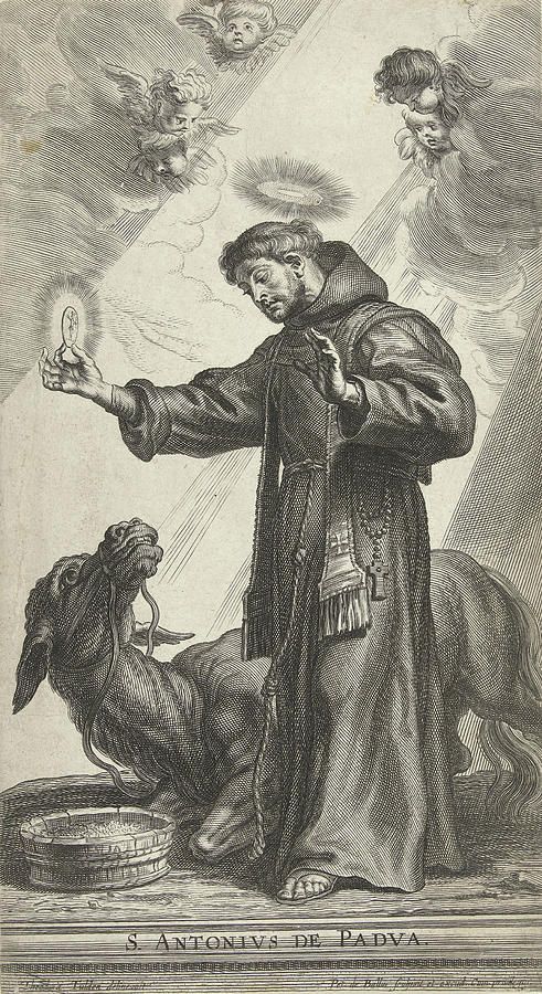 st anthony of padua miracle with a donkey