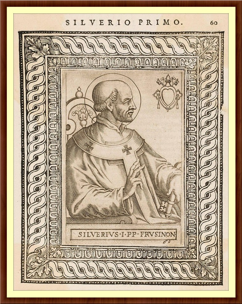 ST POPE SILVERIUS LG