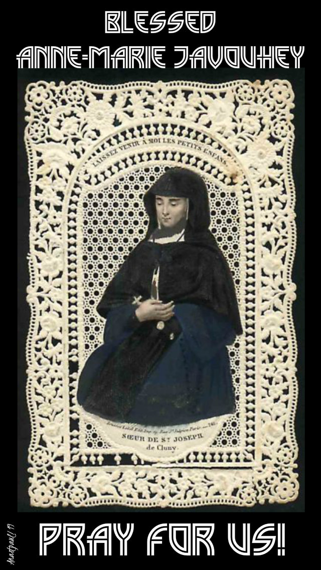 bl anne-marie javouhey pray for us 15 july 2019