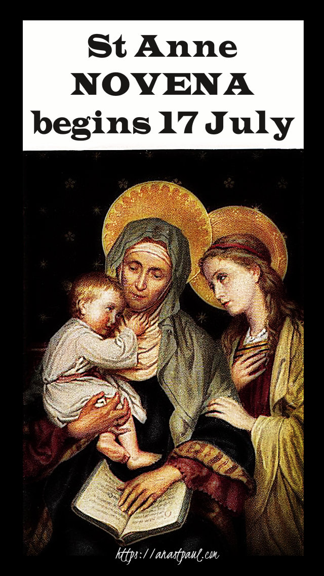 st anne novena begins 17 july - made 15 july 2019