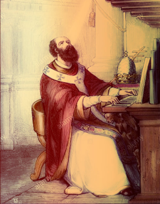 st pope leo II snip alamy