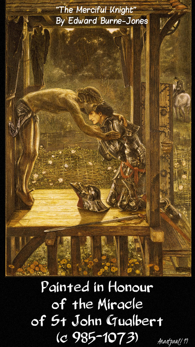 the merciful knight painted in honour of st john gualbert 12 july 2019.jpg