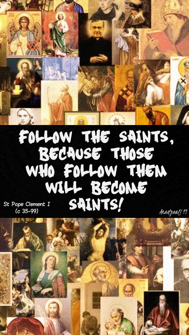 follow the saints - 17 august 2019 st pope clement I.jpg