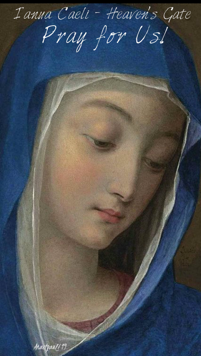 ianua caeli heaven's gate pray for us mary - 25 aug 2019