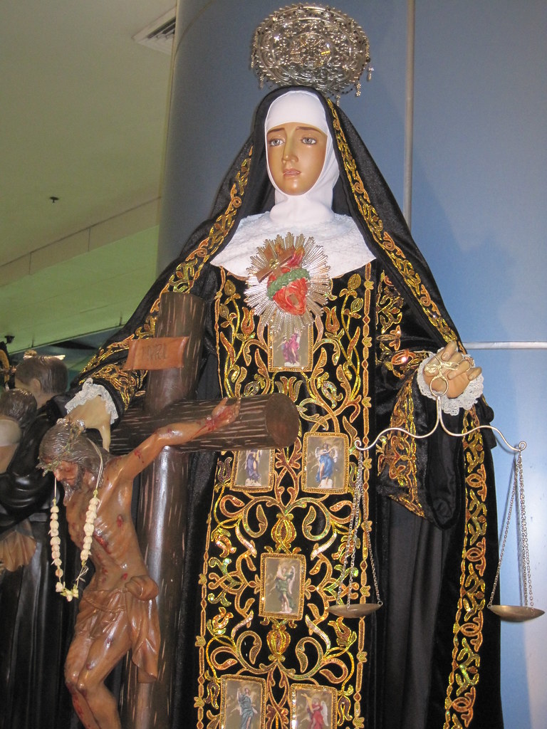 st clare of montefalco statue