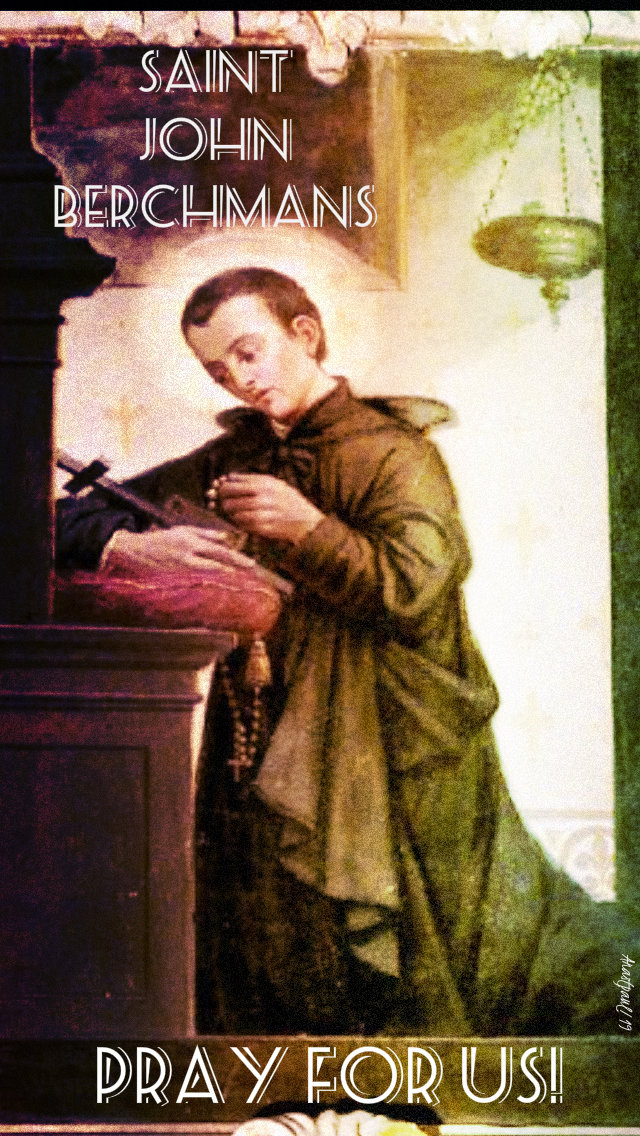 st john berchmans pray for us 13 aug 2019