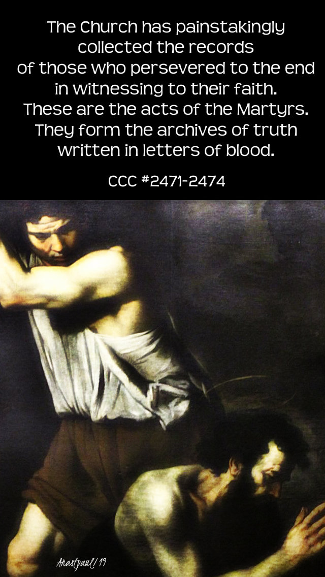 the church has painstakingly collected - ccc 2472-2474 3 aug 2019 st john the baptist matthew 12 1-12