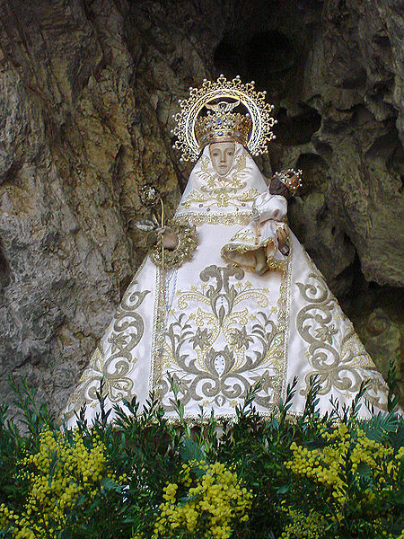 450px our lady of covadonga at -Santina.jpg