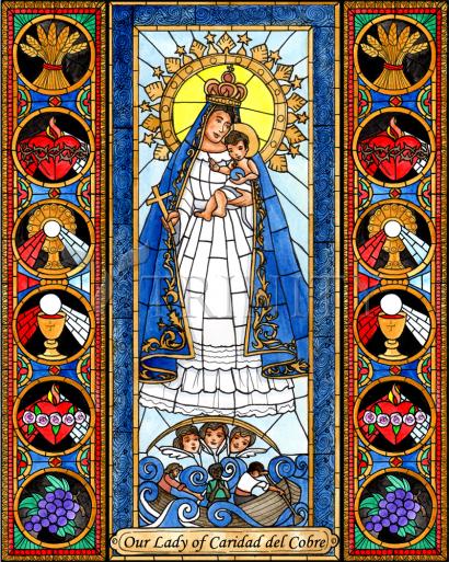 our lady of charity glass