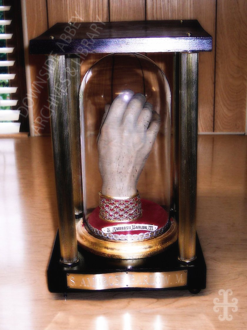 st ambrose barlow's hand