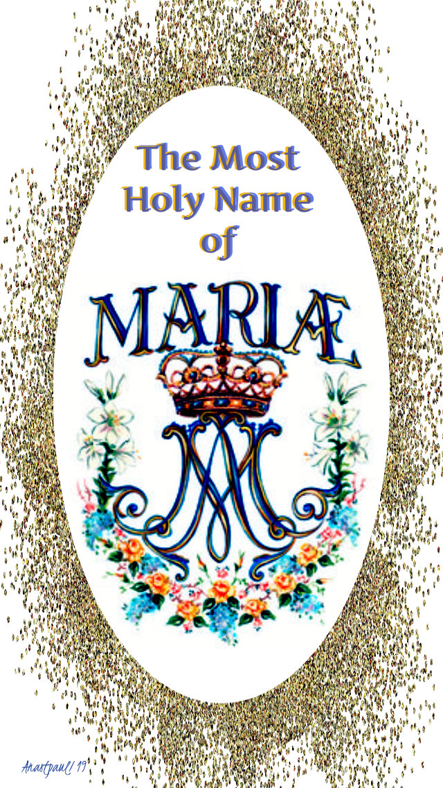 the most holy name of mary 12 sept 2019
